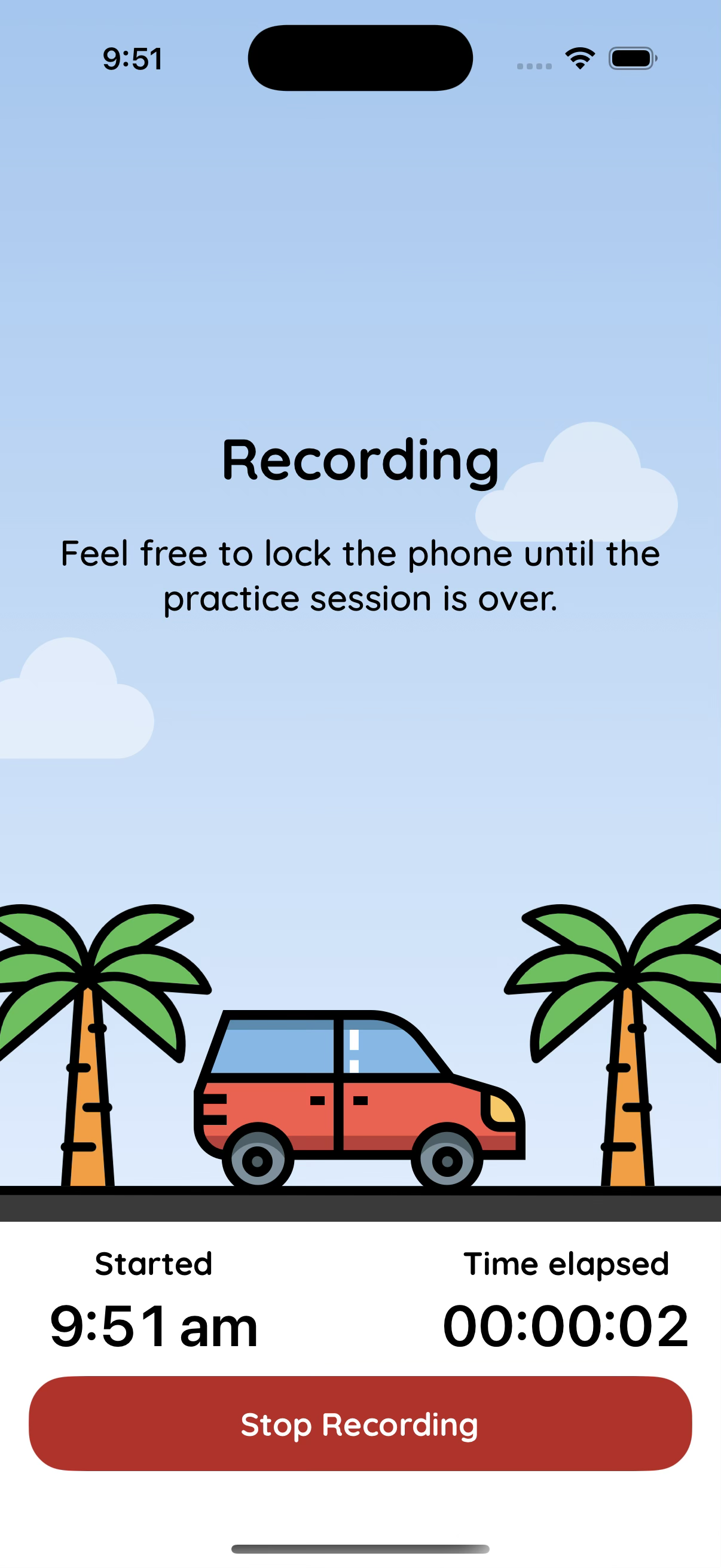 Roundtrip record a trip