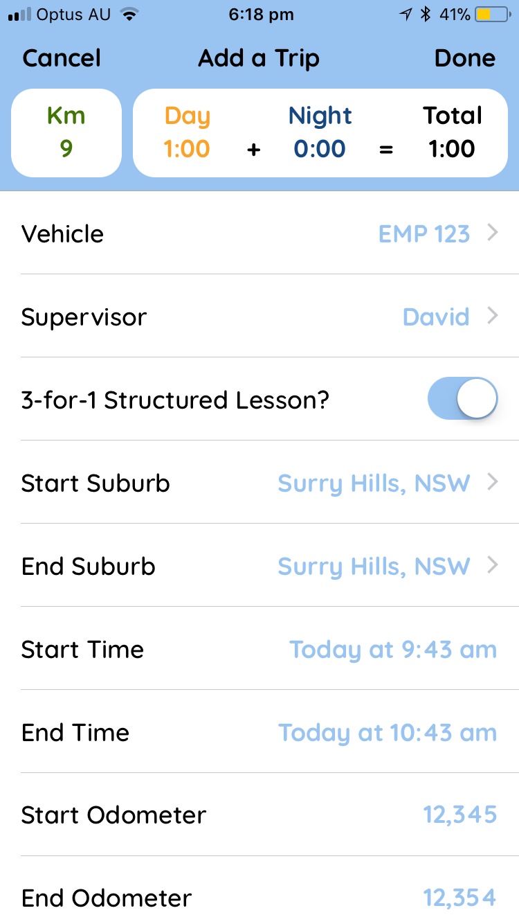 3-for-1 lesson indicator