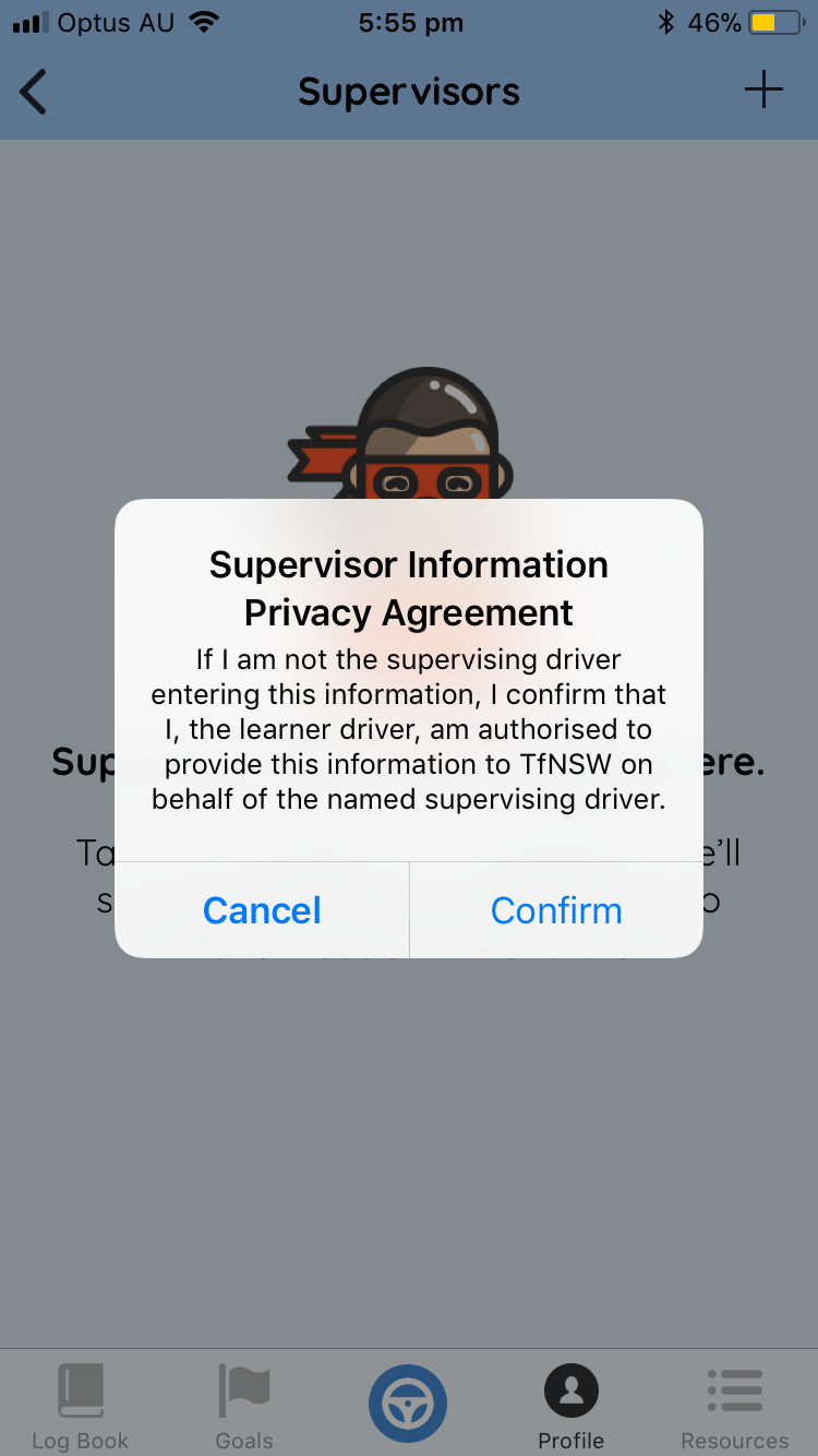 Entering licence details